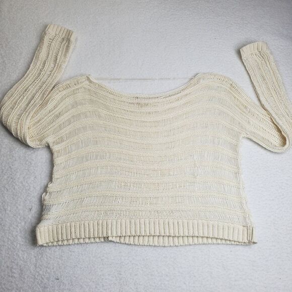 Kirra XL Knit Cropped Ling Sleeves Blouse - Picture 9 of 14